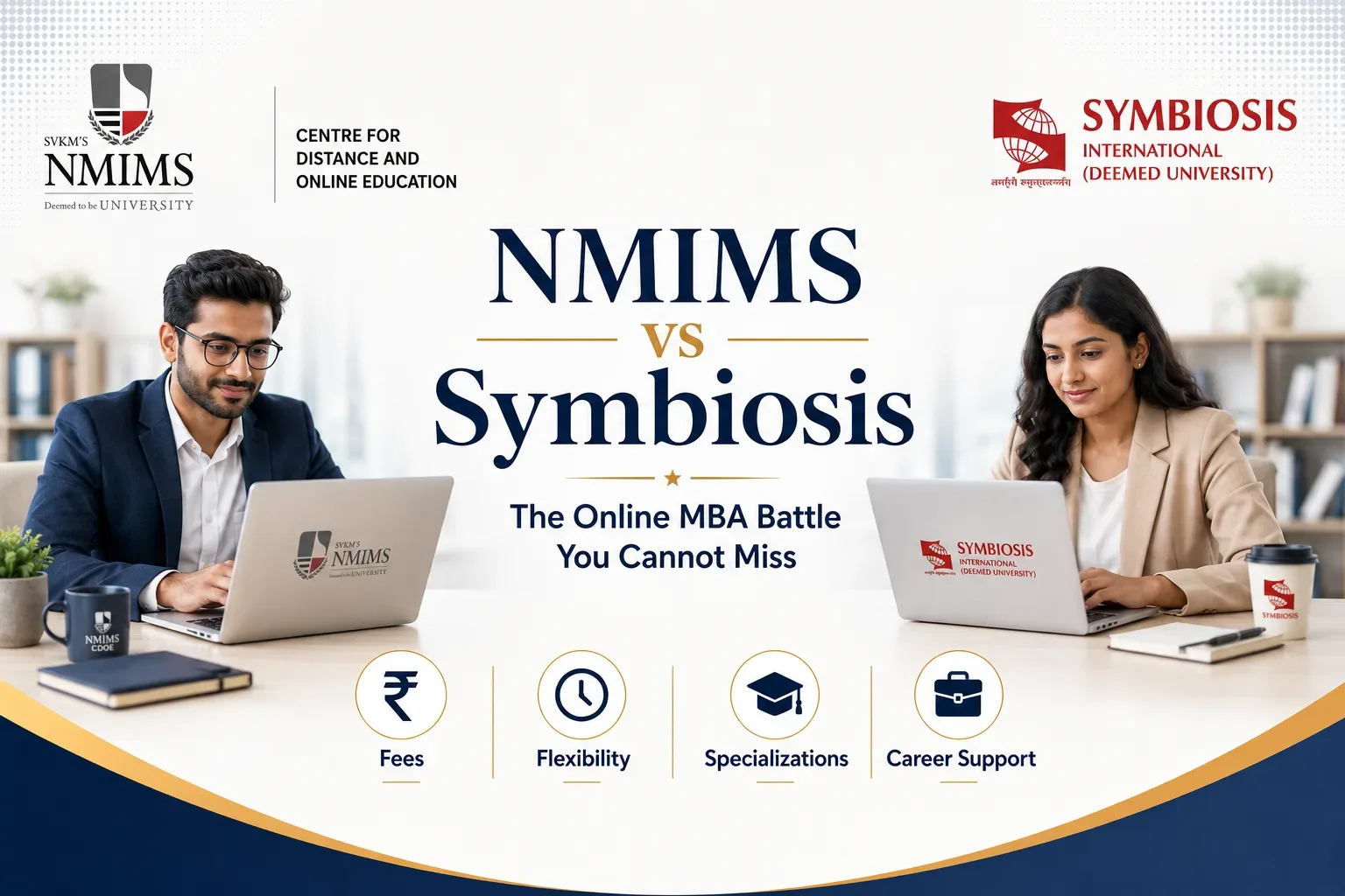 NMIMS vs Symbiosis: The Online MBA Battle You Cannot Miss